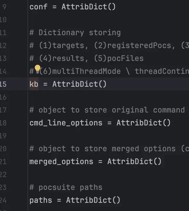 AttribDict实例初始化