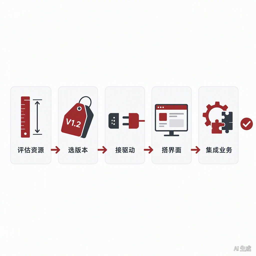 LVGL 项目落地五步流程:评估资源、选版本、接驱动、搭界面、集成业务