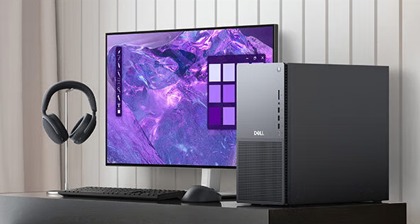 科技感桌面工作场景