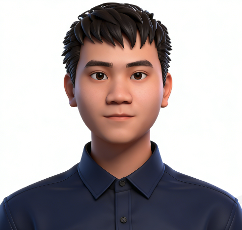 三维动画风格的年轻男性角色