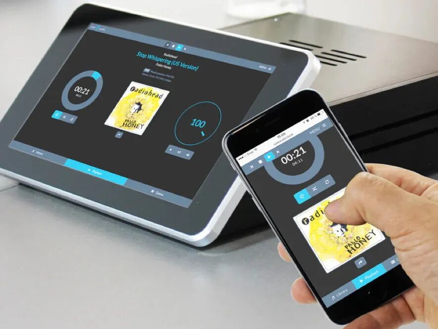 在平板与手机上远程控制Volumio播放界面