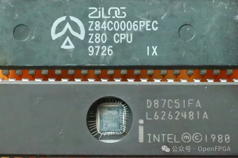Z80与8051芯片对比图