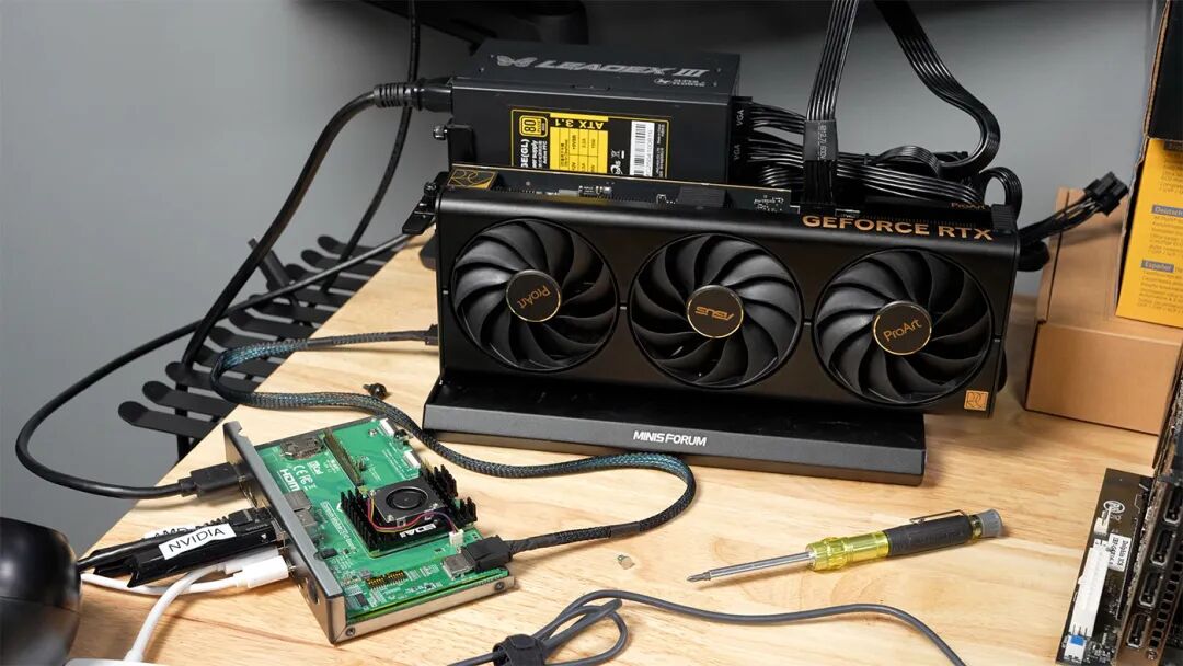 ASUS ProArt 4070 Ti显卡在树莓派CM5的eGPU扩展坞中