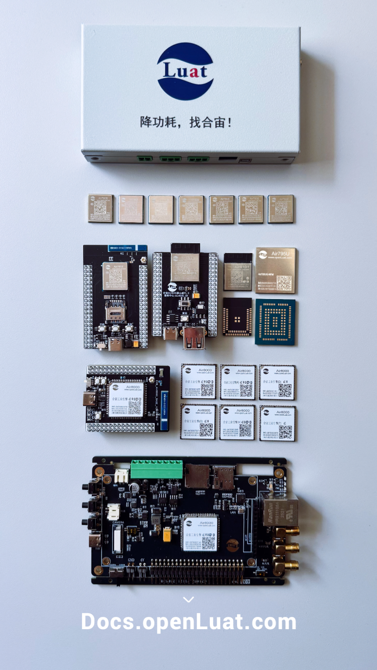 合宙产品全家福