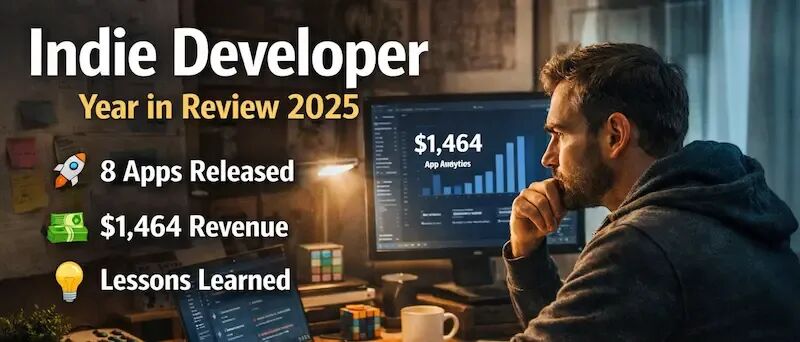 2025年独立开发者回顾数据图表