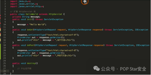 Java Servlet 代码示例