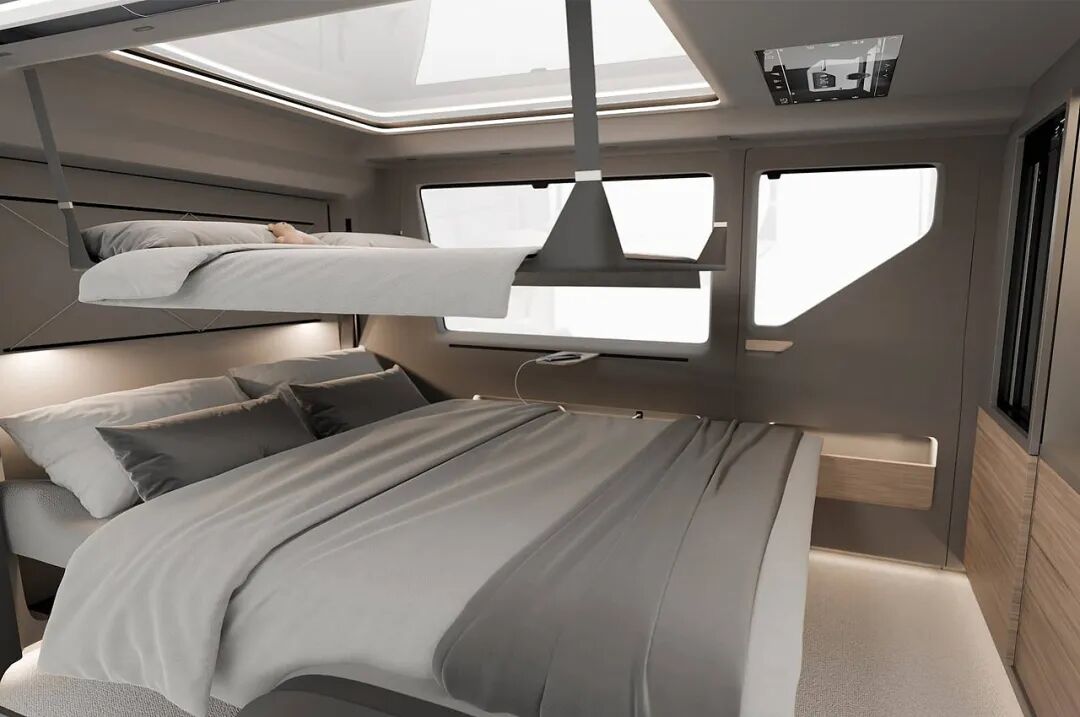 双层床铺现代空间