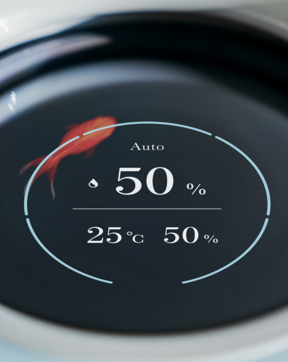 Balmuda Rain加湿器APP控制界面显示