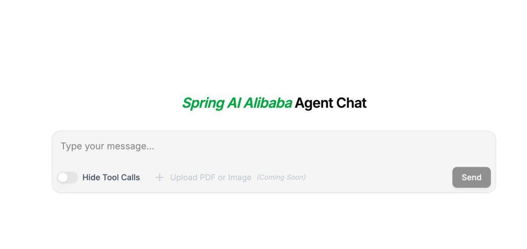 集成Spring AI Alibaba Agent Chat交互界面