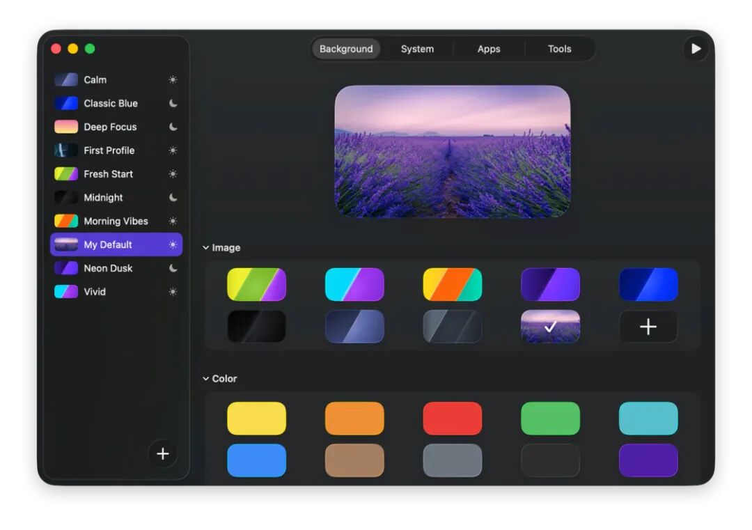 Desktop Composer 壁纸管理界面