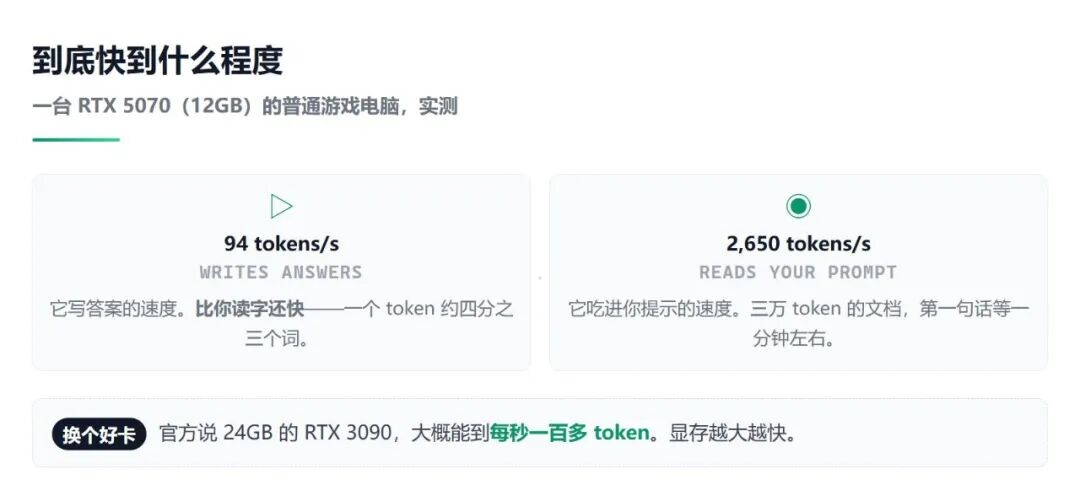 Strata 在 RTX 5070 上输出与读取速度实测