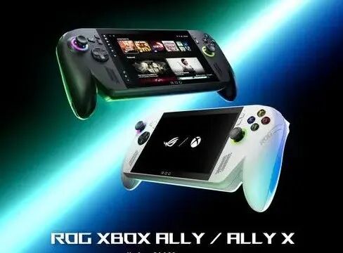ROG Ally X掌机与Xbox联动版宣传图