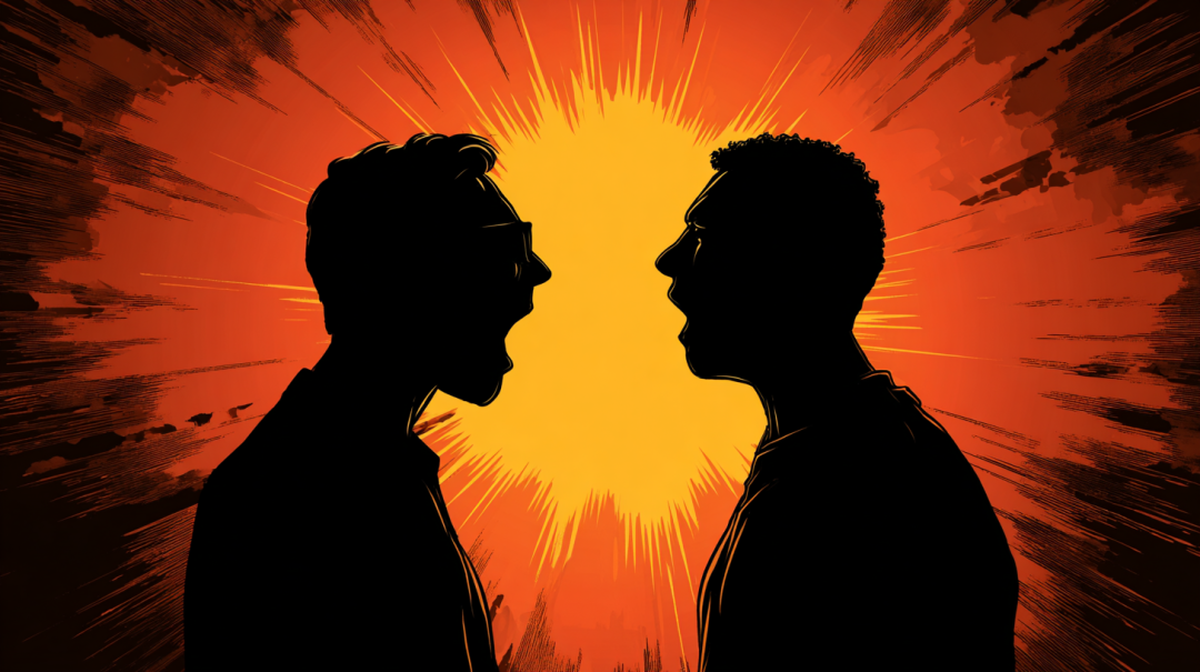 傅盛与周鸿祎争执概念图