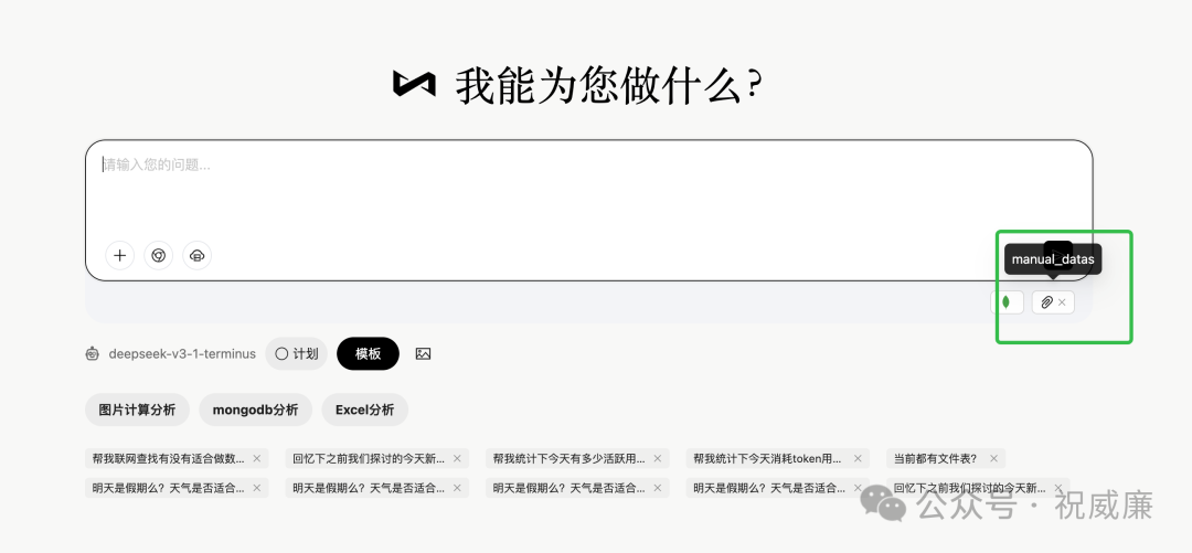 数据源管理界面显示manual_datas