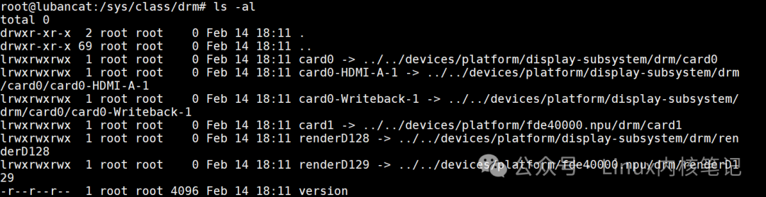 Sysfs中的DRM设备