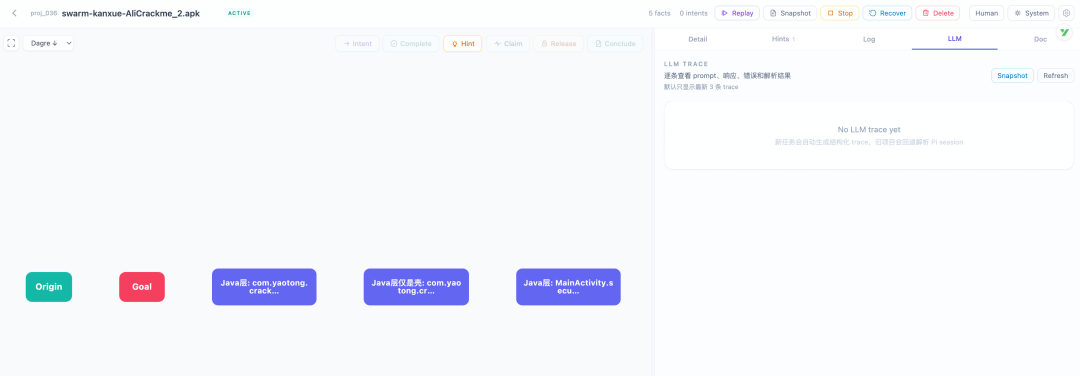 AliCrackme_2 首次逆向分析的 Java 类节点图
