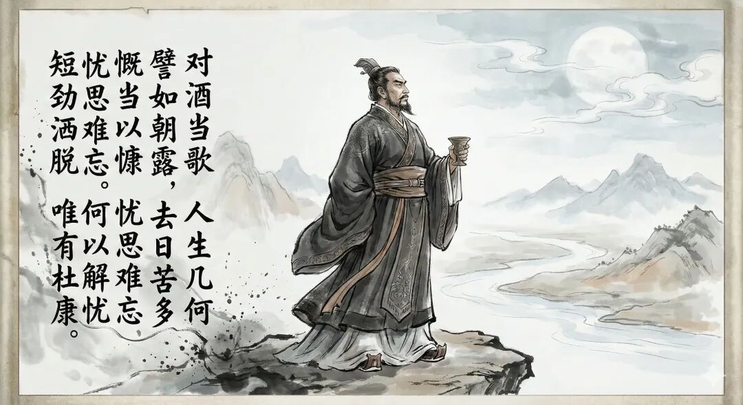 Banana Pro生成的《短歌行》海报