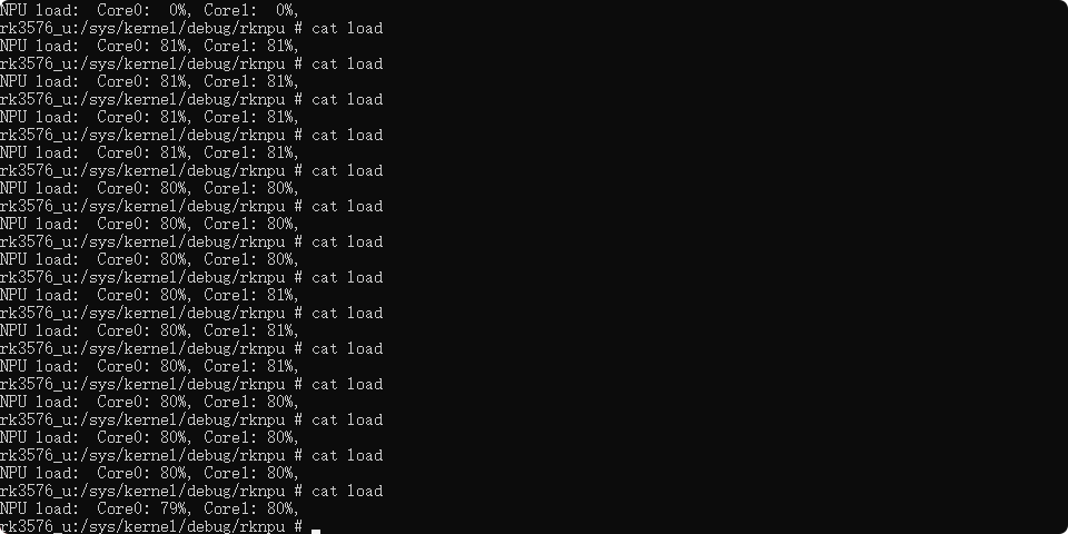NPU核心负载监控