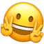 开心的V字笑脸表情