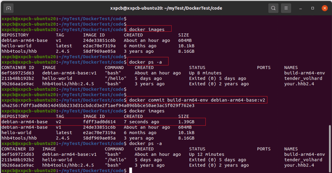Docker commit 生成新镜像 v2