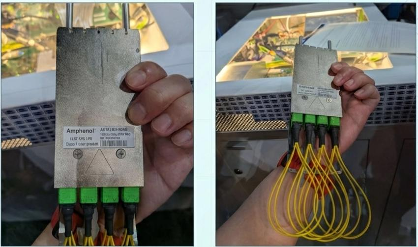 光模块液冷接头示例