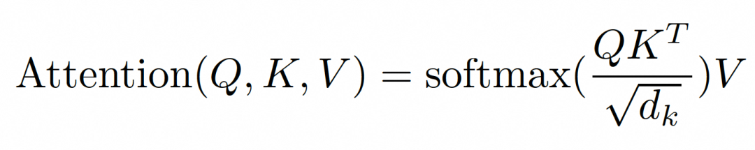 Attention计算公式