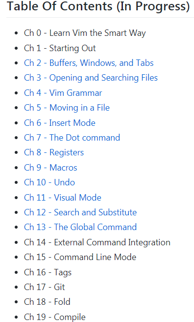 Learn-Vim项目的详细学习目录