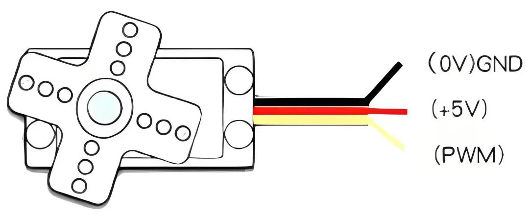 SG90舵机三线连接定义图