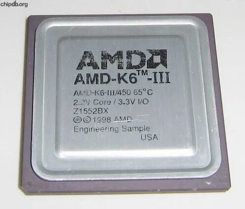 AMD K6-III处理器工程样品