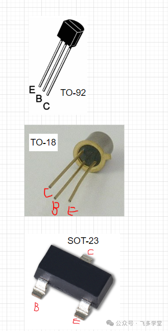 常见三极管封装与引脚排列