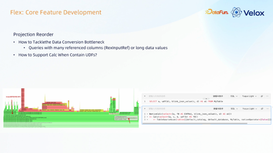 Flex核心功能开发:Projection Reorder示意图