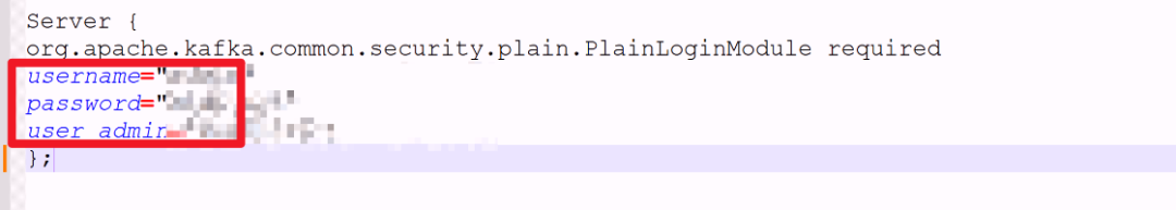 ZooKeeper JAAS配置中的用户名密码