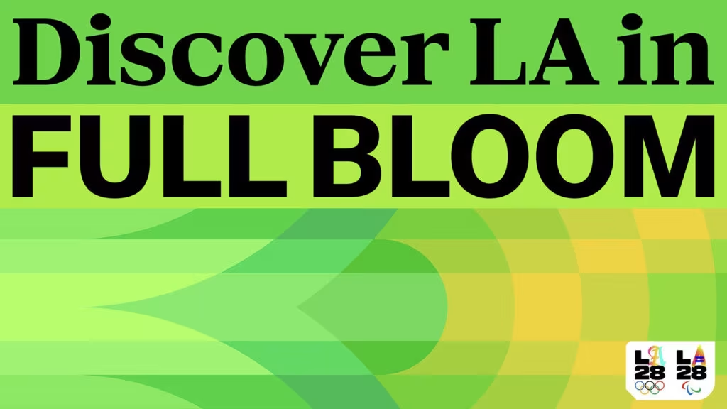 LA28主视觉海报“FULL BLOOM”