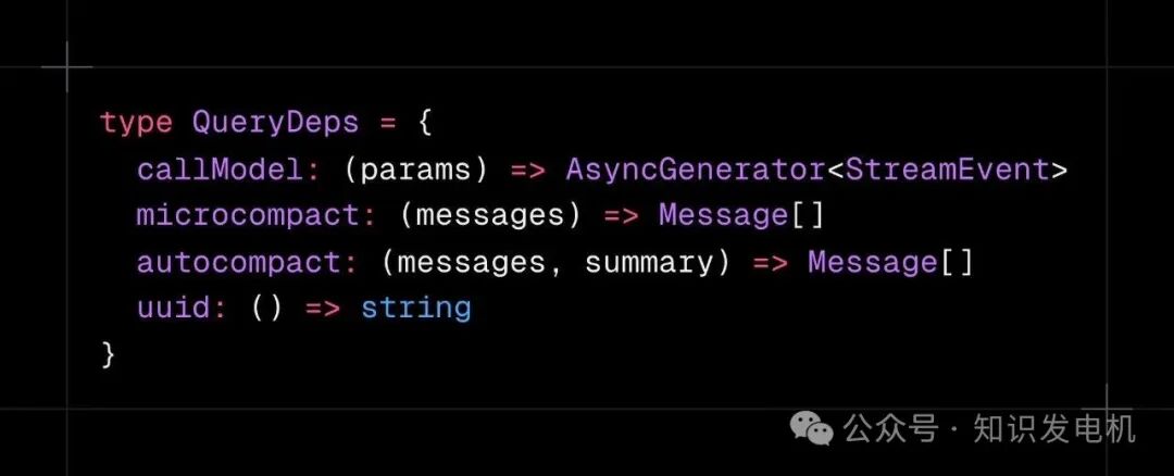 QueryDeps 接口定义