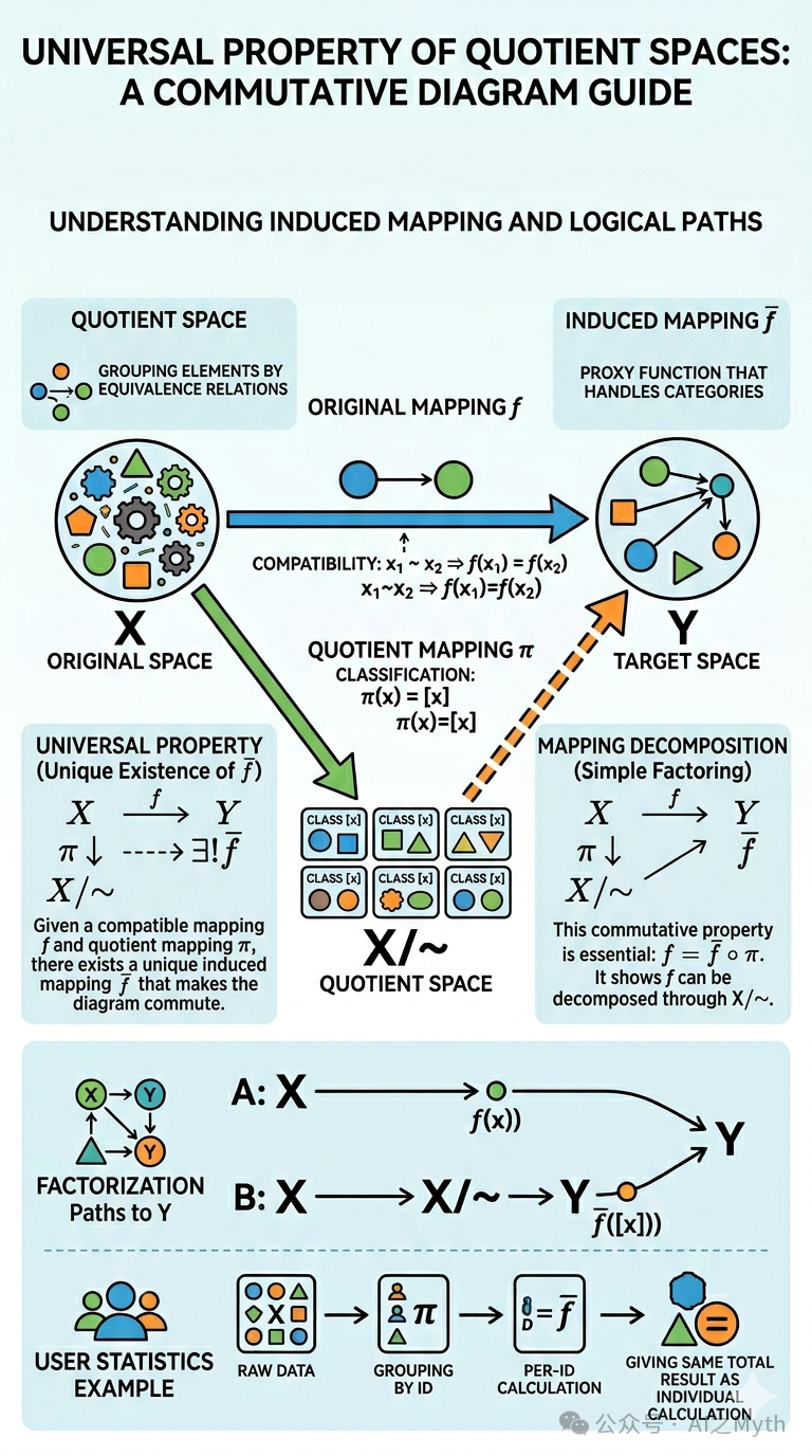 商空间泛性质与交换图详解