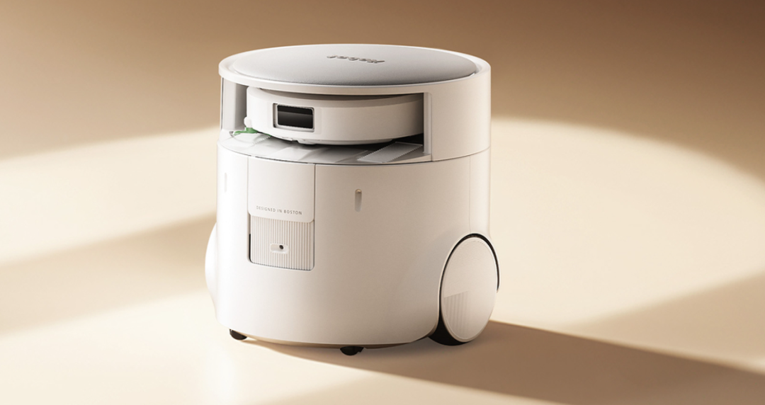 Roomba Duo 基站侧面品牌细节