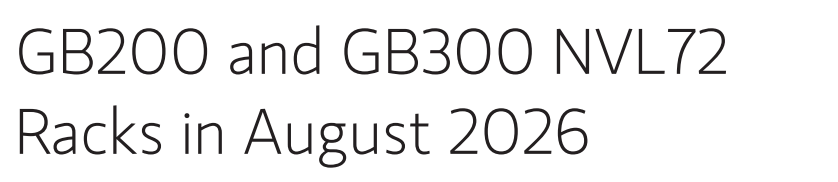 GB200 and GB300 NVL72 Racks in August 2026 报告标题图
