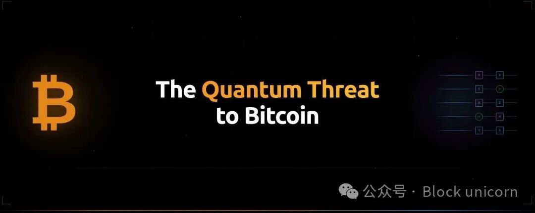 谷歌量子威胁报告封面图：比特币标志与量子电路