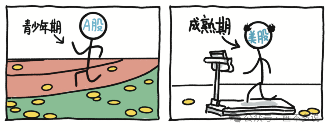 青少年期与成熟期市场对比