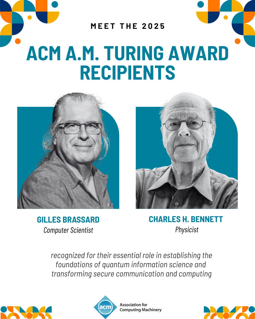 2025年图灵奖获奖者官方海报