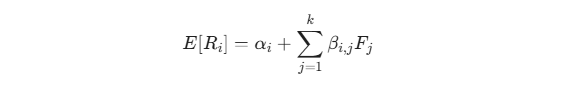 多因子模型期望收益公式