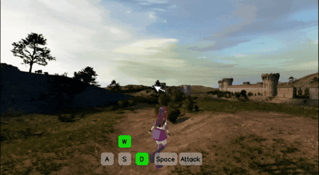 AI在游戏场景中自主探索的数据采集示意