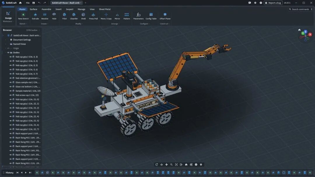 SELENE 月球车 AI 建模装配