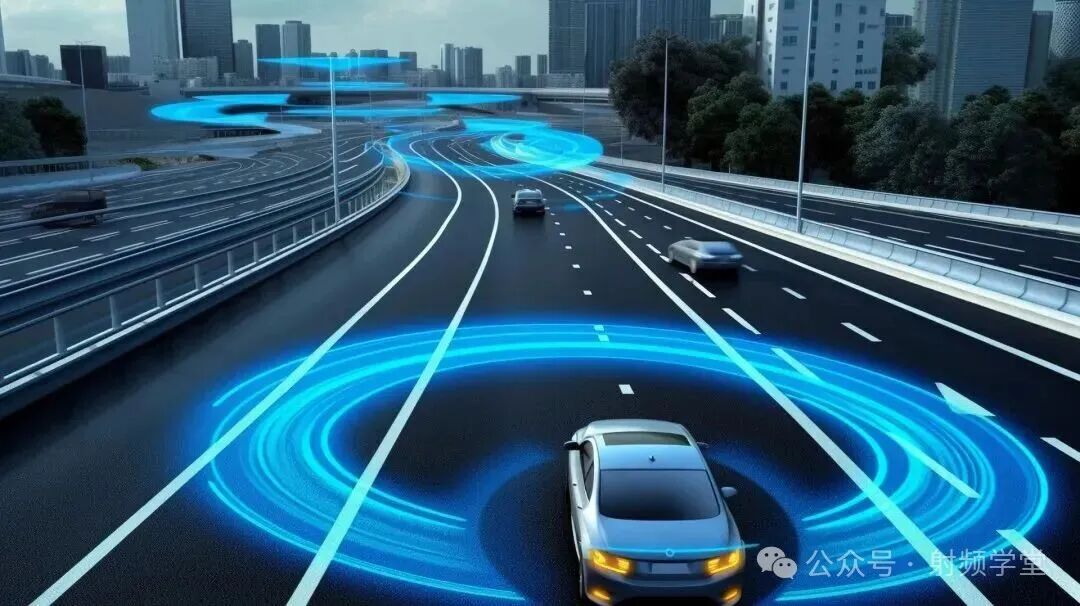 智能驾驶中的高精度定位示意