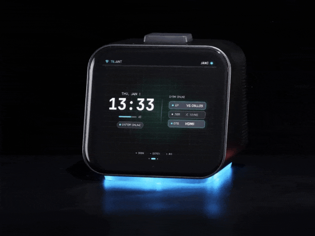 Violoop设备屏幕显示操作界面