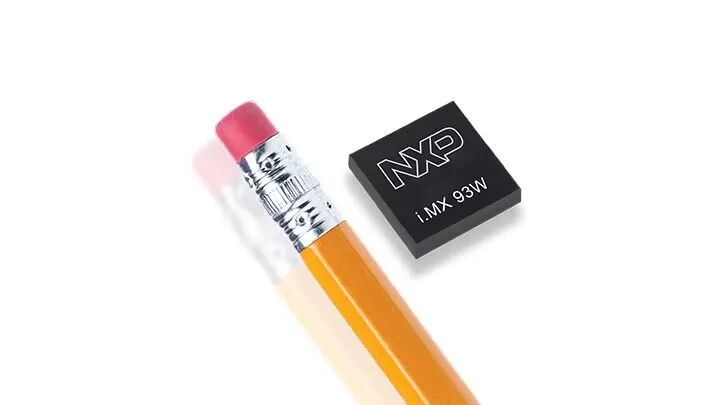 NXP i.MX 93W芯片尺寸对比图