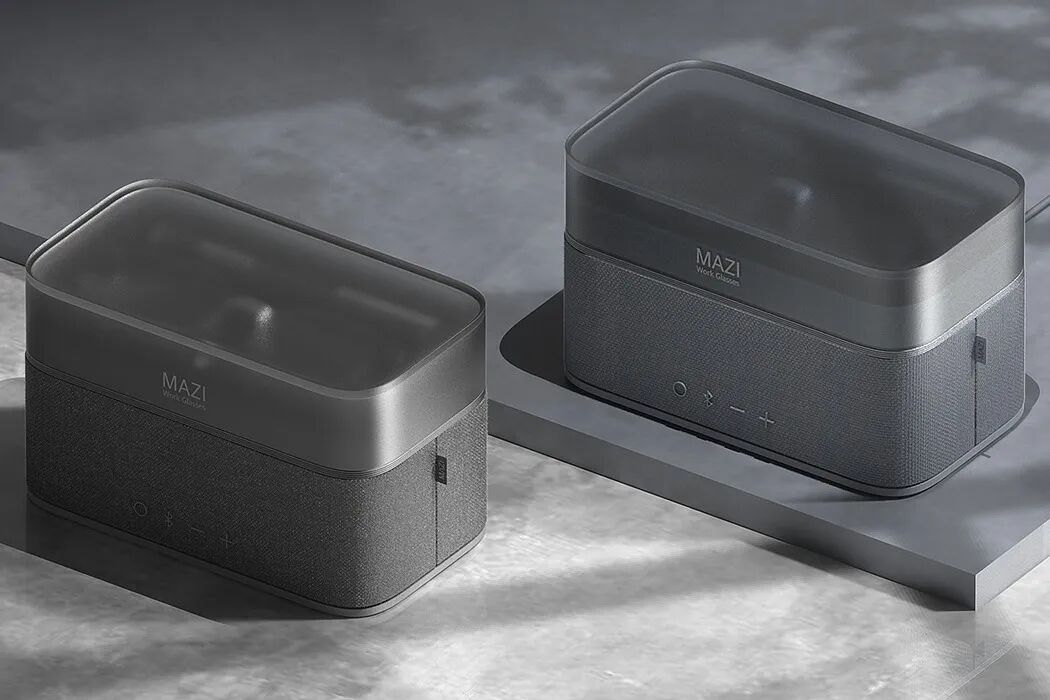 MAZI智能设备与底座展示