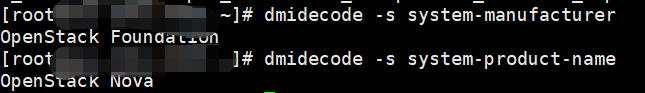 OpenStack虚拟机DMI信息截图，制造商为OpenStack Foundation