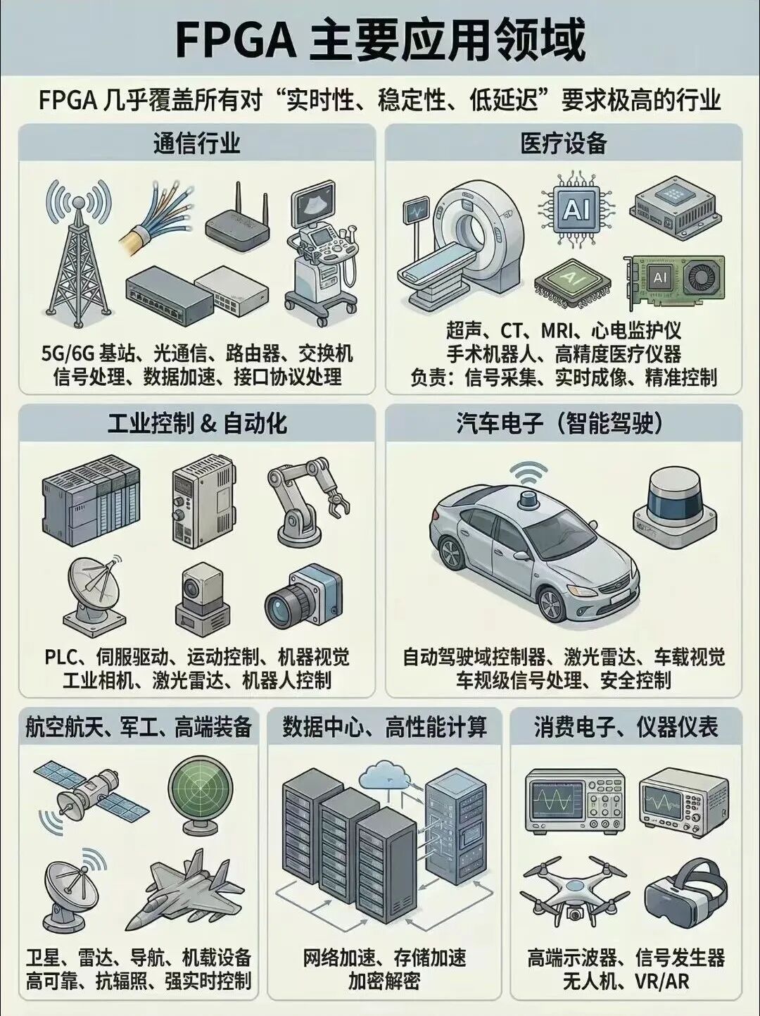 FPGA主要应用领域