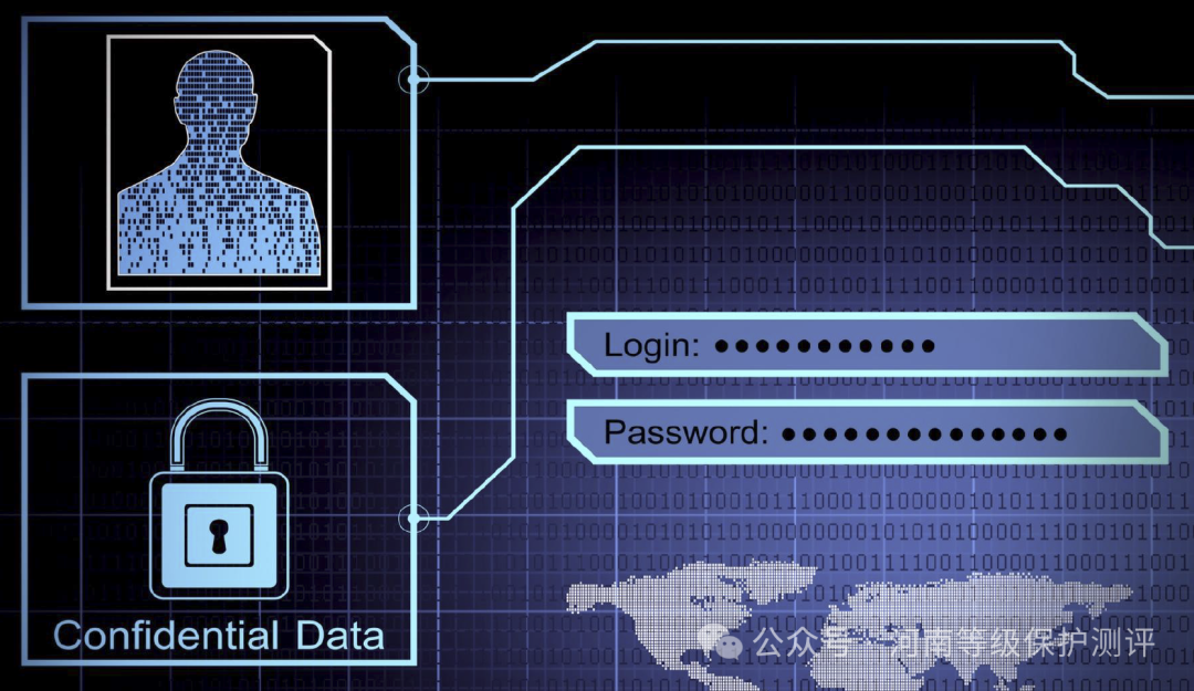 网络犯罪与登录安全概念示意图